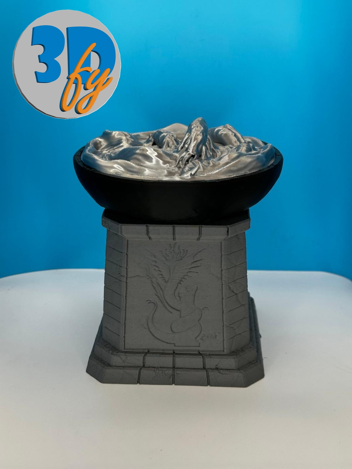 Sliver Thrumming Hivepool Deck Box • 100+ Double‑Sleeved Card Storage + Top Dice Compartment • Biomechanical Commander Deck Box