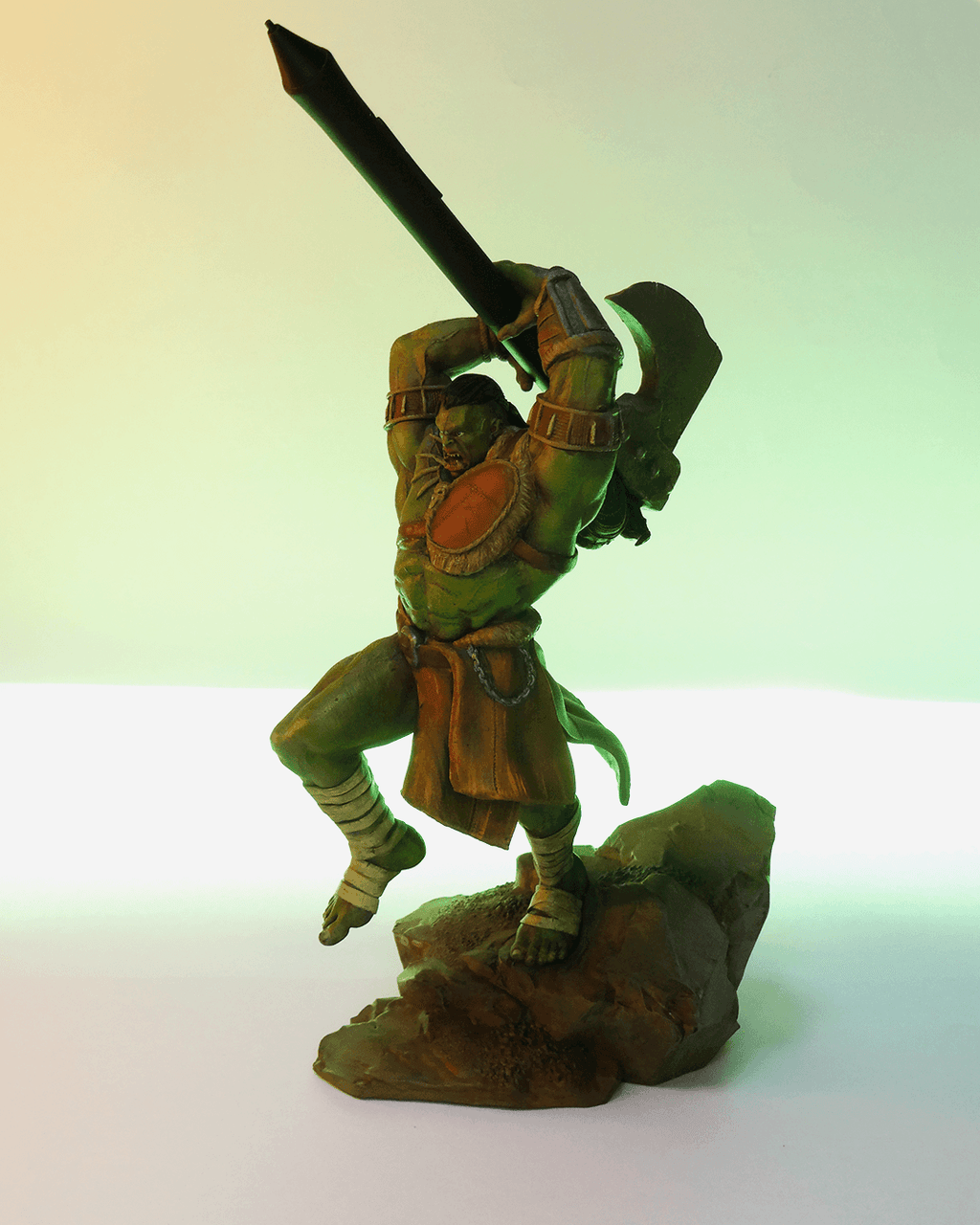 Orc Warrior Pen Holder – 3D Printed Desk Accessory