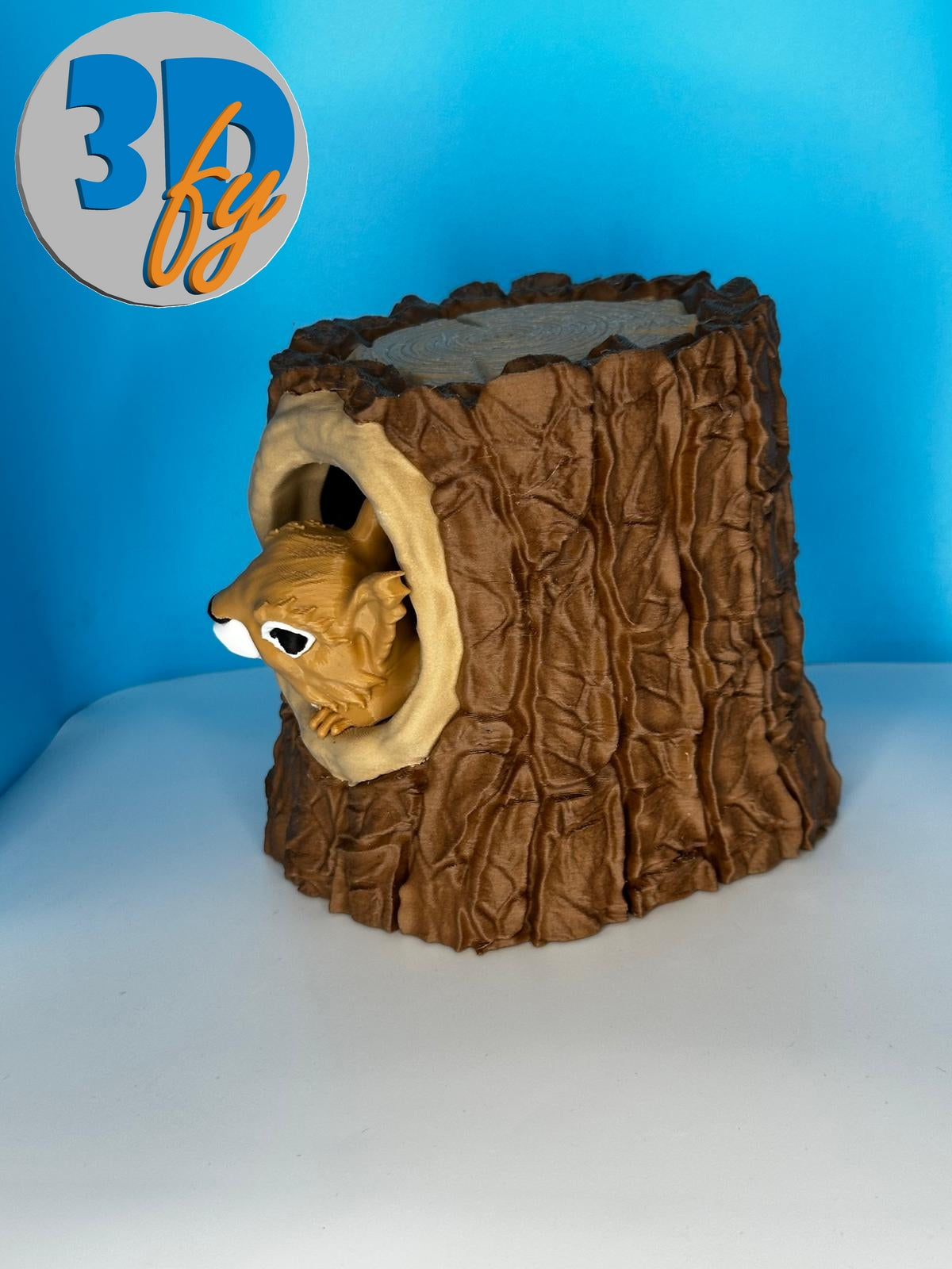 Squirrel Deck Box • 100+ Double‑Sleeved Card Storage • Woodland Fantasy Commander Deck Box