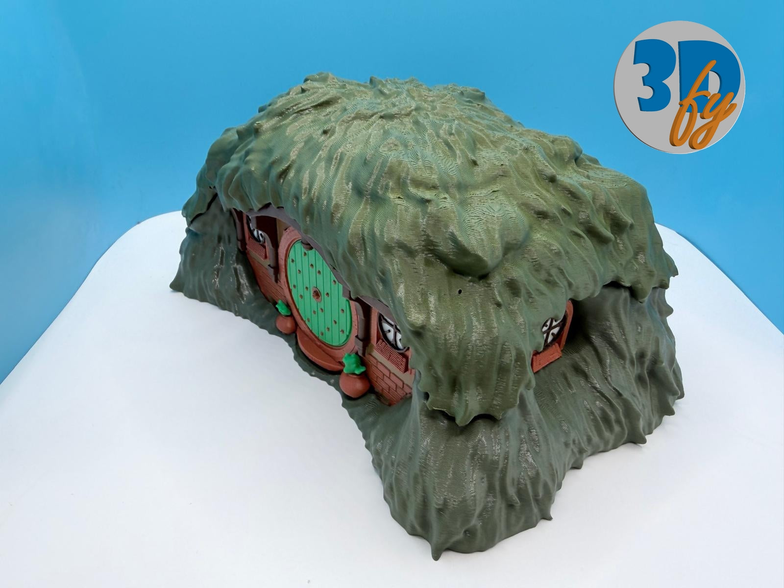 Fantasy Cottage Deck Box • 100+ Double‑Sleeved Commander Storage + Dice Compartment • Fantasy Cottage Card Vault • Forrest Hut Themed