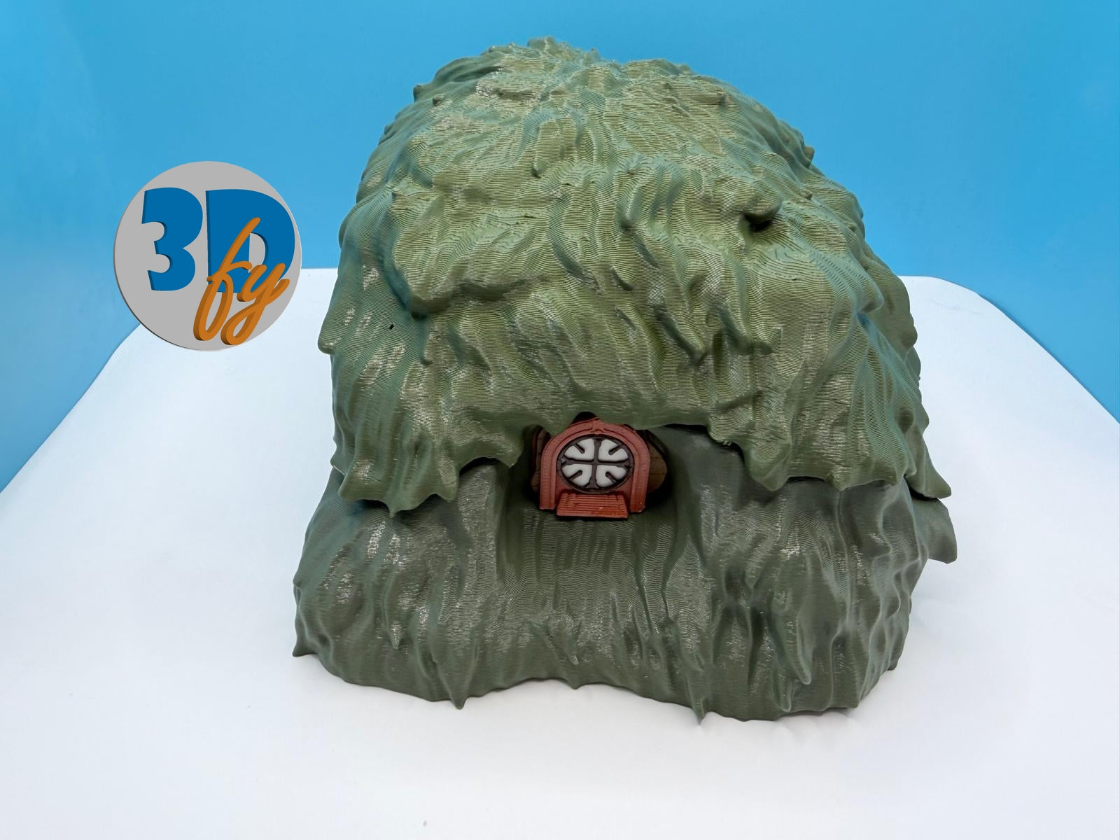 Fantasy Cottage Deck Box • 100+ Double‑Sleeved Commander Storage + Dice Compartment • Fantasy Cottage Card Vault • Forrest Hut Themed