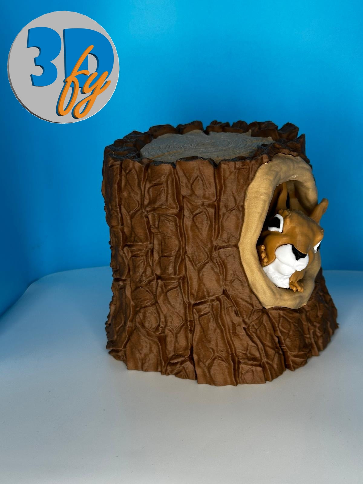 Squirrel Deck Box • 100+ Double‑Sleeved Card Storage • Woodland Fantasy Commander Deck Box