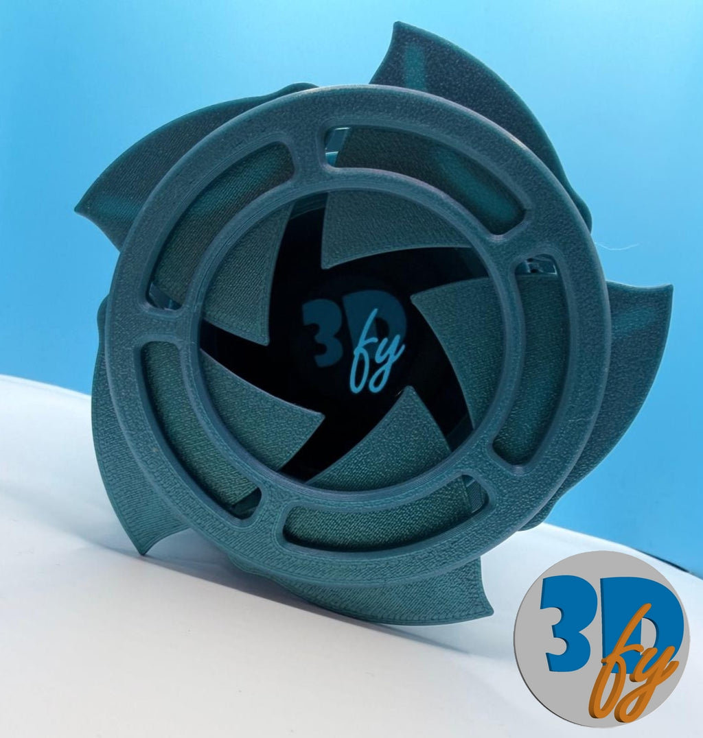 Geared Dice Storage Box | Twist‑Open Mechanical Container | 3D Printed Kinetic Puzzle Box | Fantasy Trinket Holder | Steampunk Gift by 3Dfy