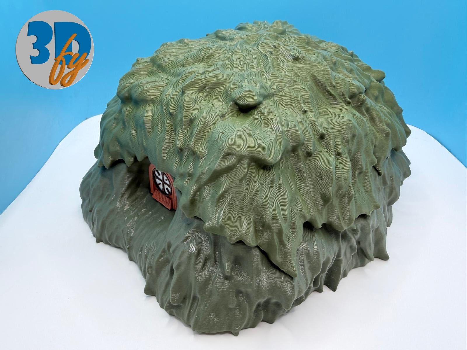 Fantasy Cottage Deck Box • 100+ Double‑Sleeved Commander Storage + Dice Compartment • Fantasy Cottage Card Vault • Forrest Hut Themed