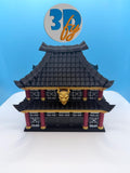 Samurai Pagoda Ninja Temple Deck Box • 100 Double‑Sleeved Commander Storage + Dice Compartment • Deck Box •Japanese Temple Card Vault