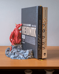 Crimson Dragon Book Stand – Fantasy 3D Printed Book Holder