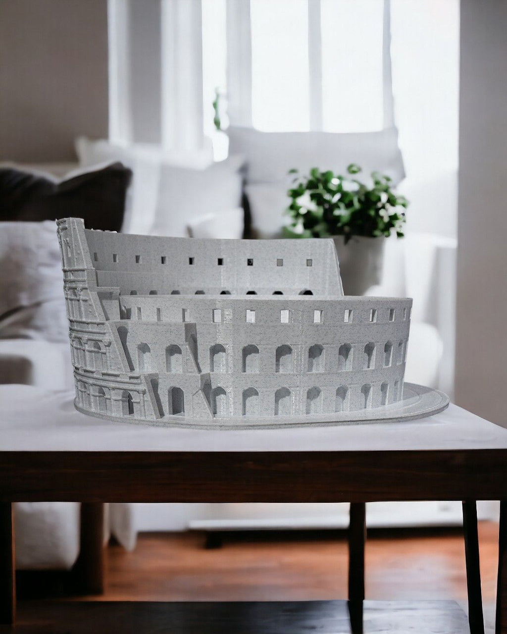 The Colosseum (Present Day) – 3D Printed Ruins & Cross‑Section Model
