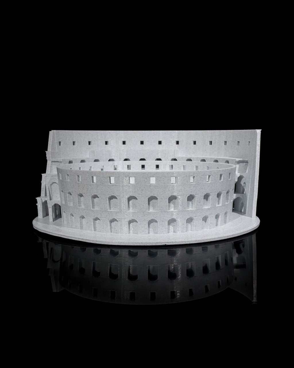 The Colosseum (Present Day) – 3D Printed Ruins & Cross‑Section Model