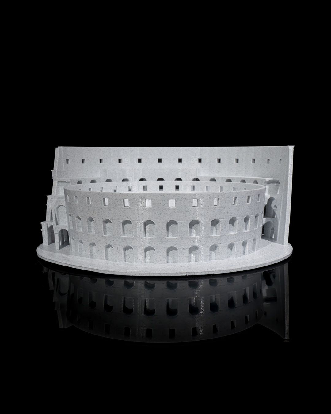 The Colosseum (Present Day) – 3D Printed Ruins & Cross‑Section Model