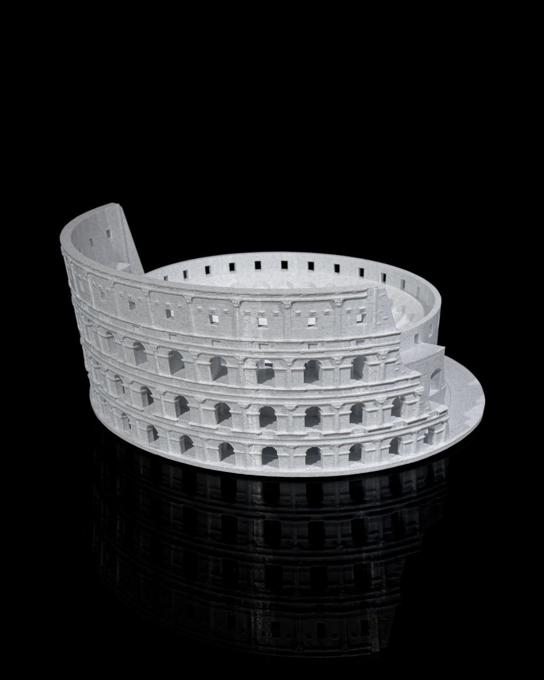 The Colosseum (Present Day) – 3D Printed Ruins & Cross‑Section Model