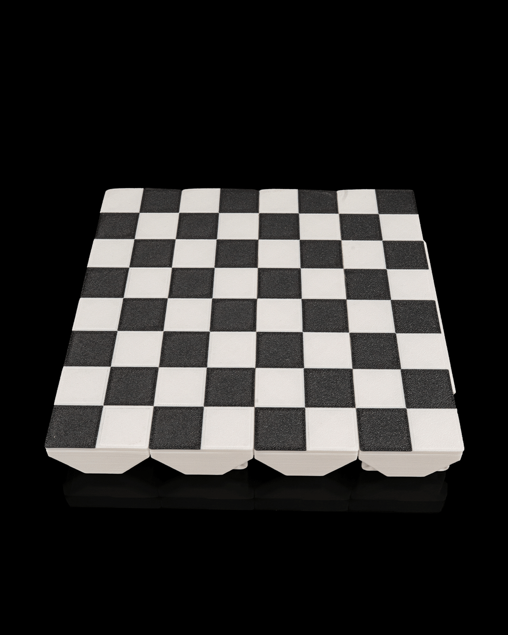 Foldable Chess Board with Integrated Storage – 3D Printed Travel Chess Set