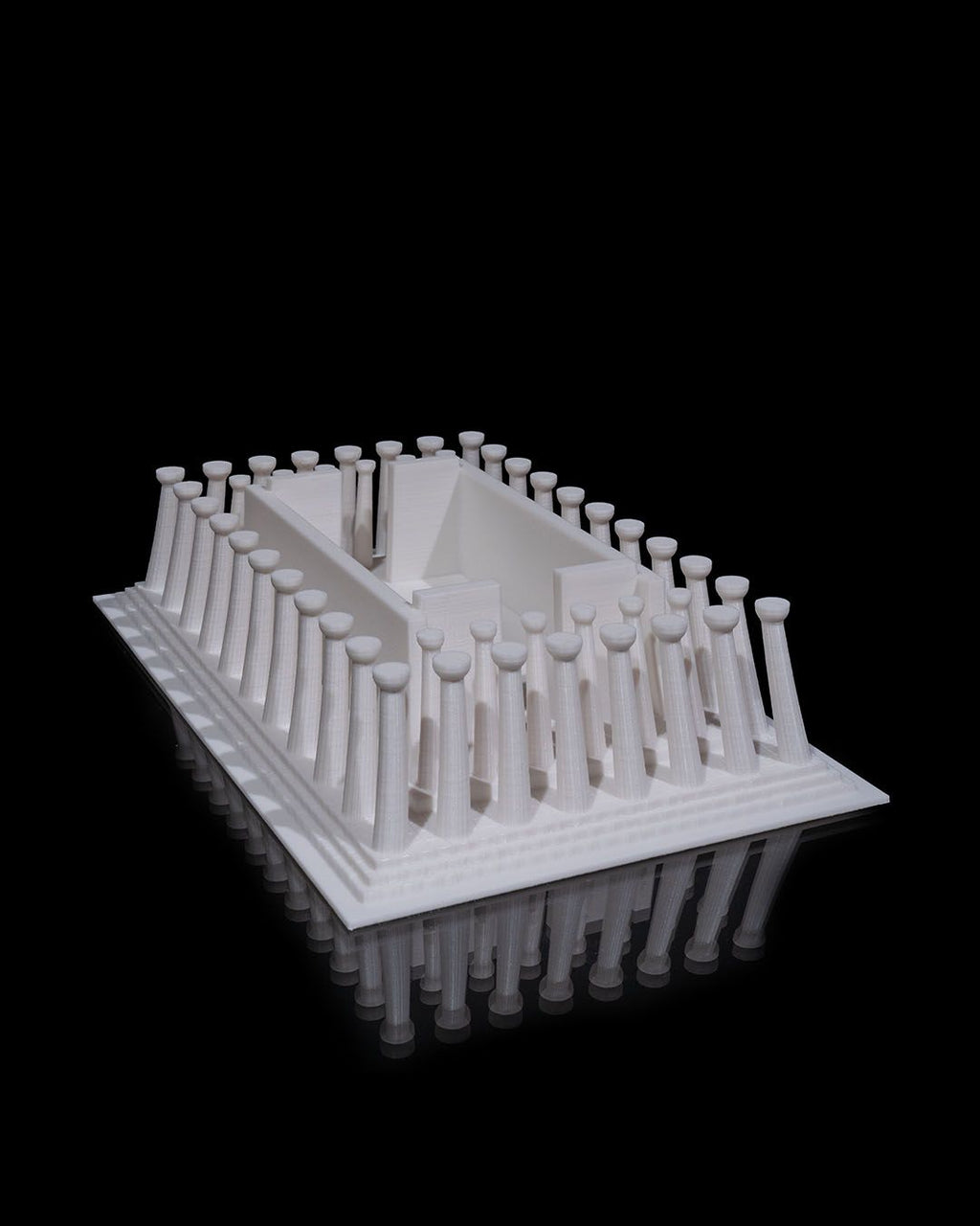 The Parthenon – 3D Printed Architectural Model with Removable Roof