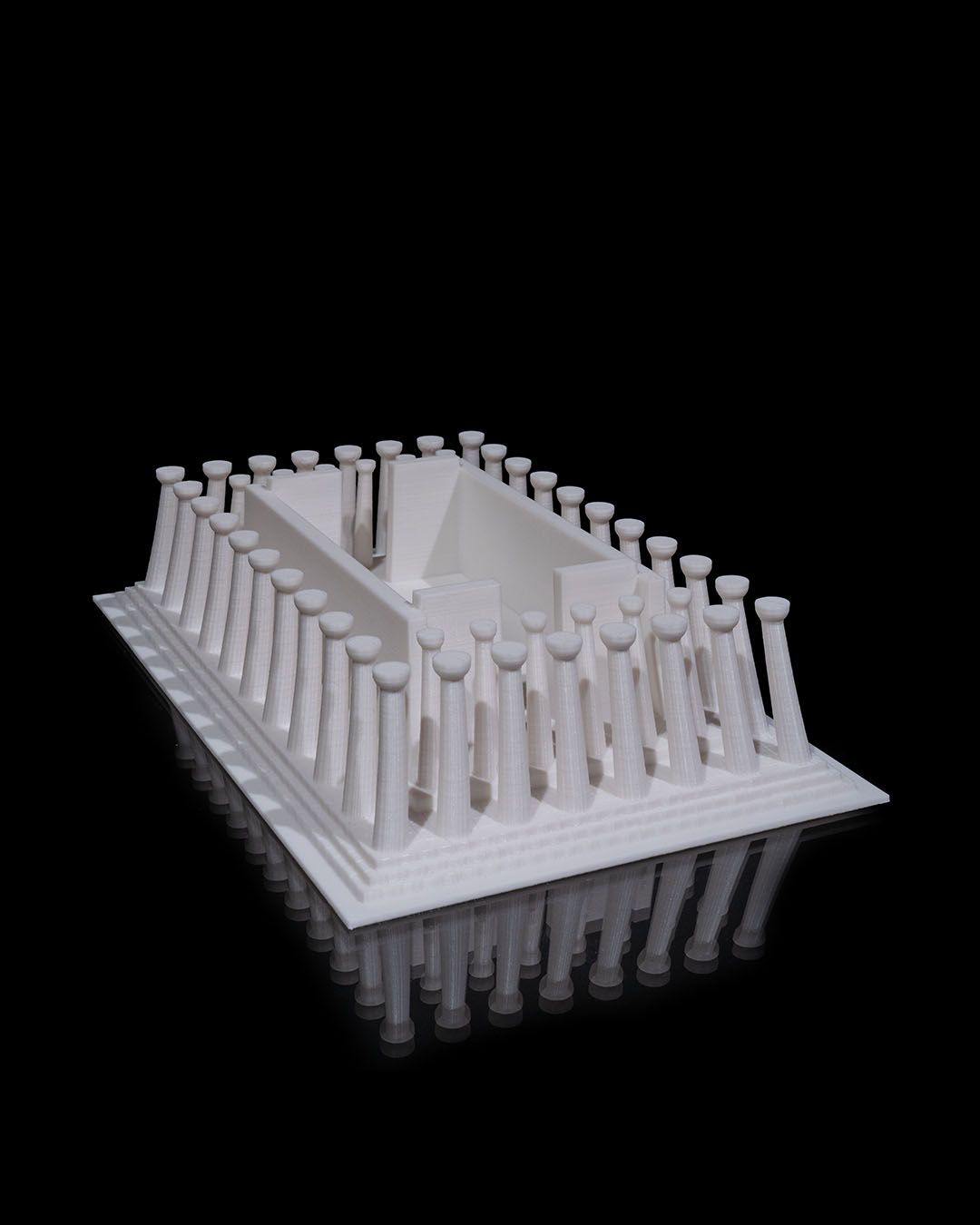 The Parthenon – 3D Printed Architectural Model with Removable Roof