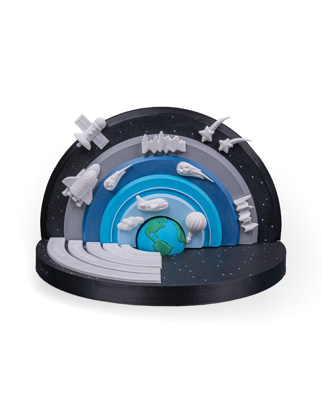 Up and Beyond – 3D Printed Earth‑to‑Space Educational Model