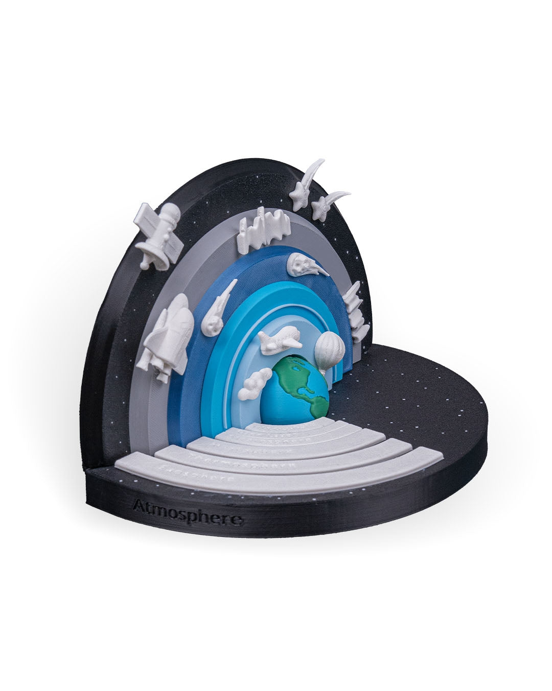 Up and Beyond – 3D Printed Earth‑to‑Space Educational Model