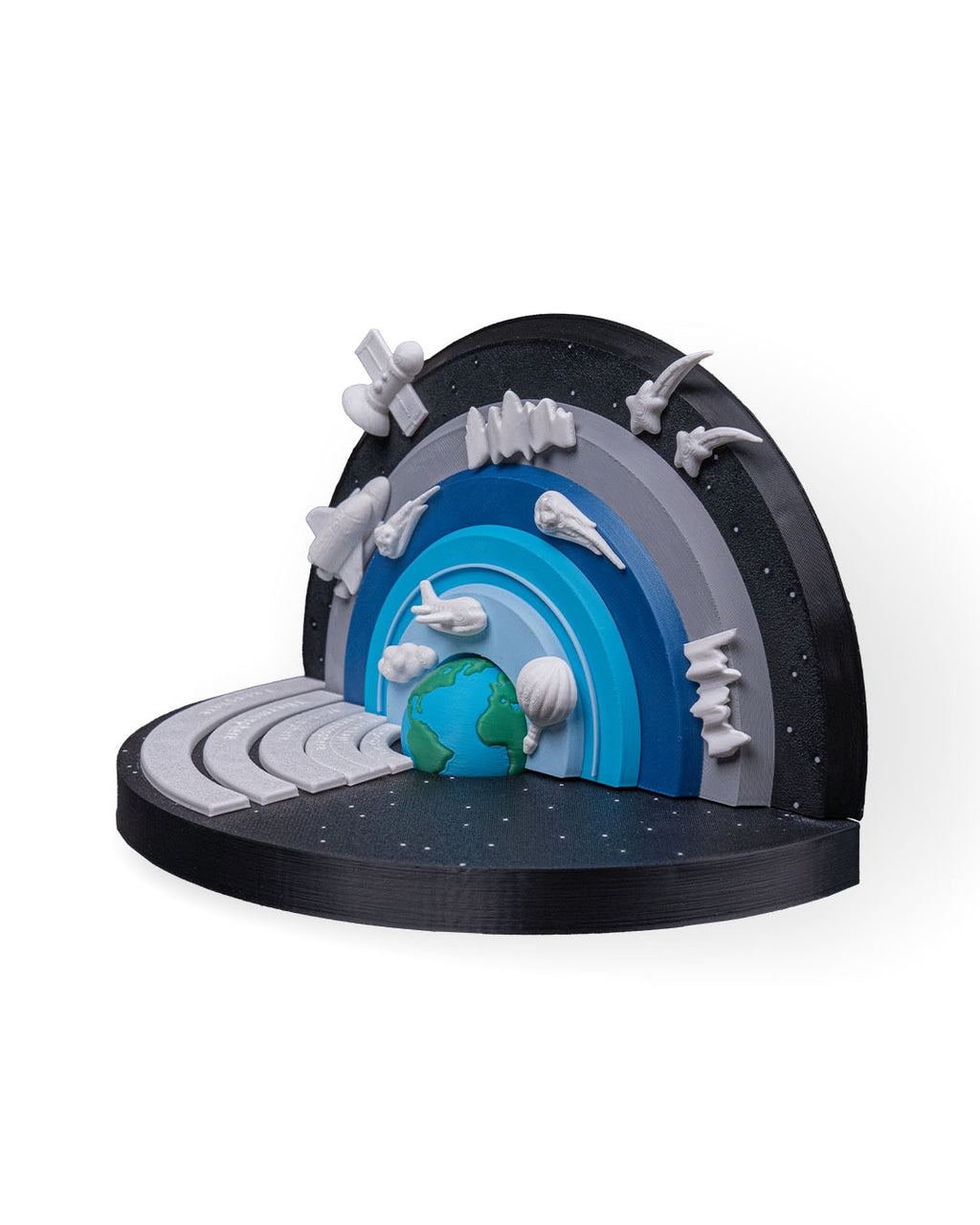 Up and Beyond – 3D Printed Earth‑to‑Space Educational Model