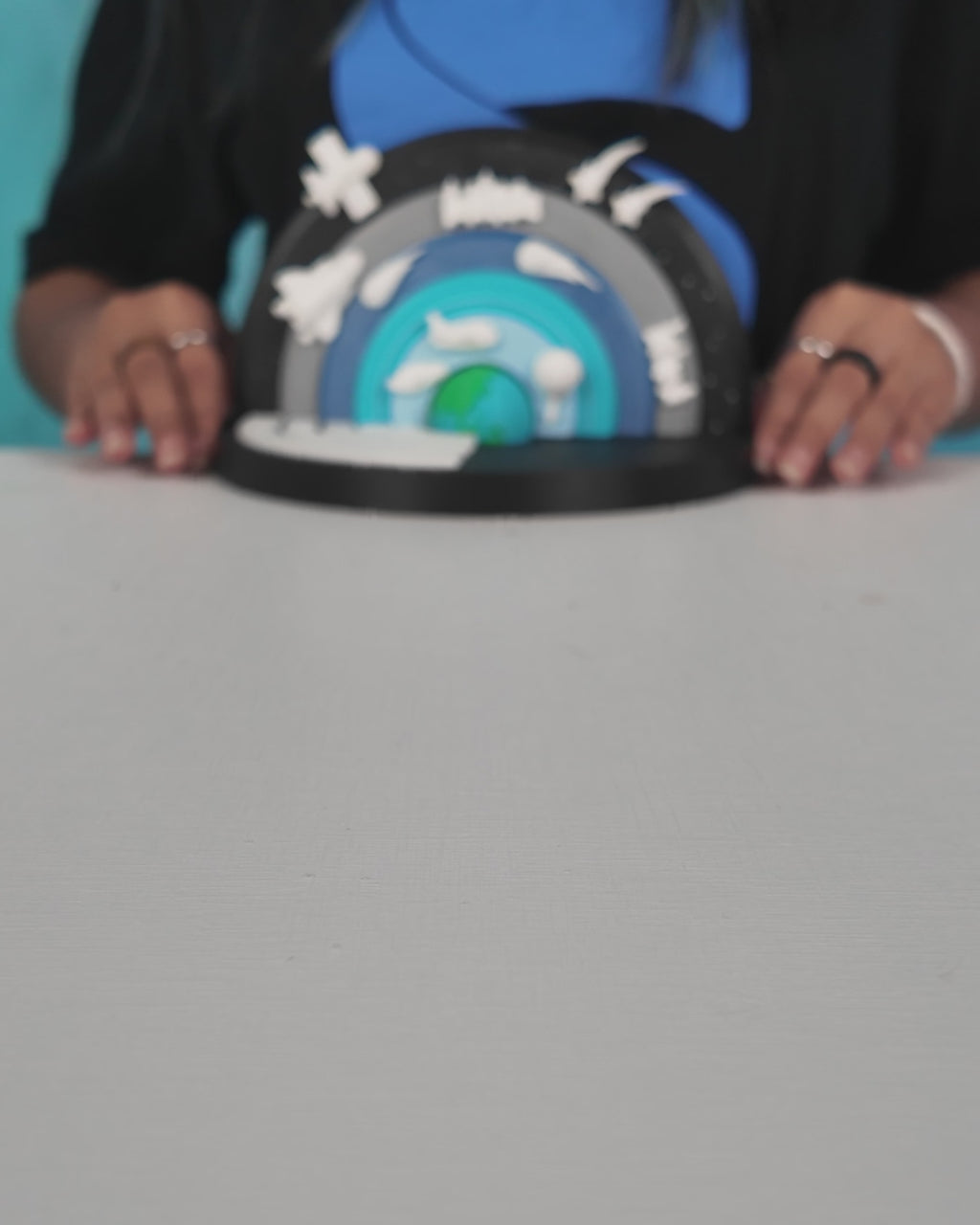 Up and Beyond – 3D Printed Earth‑to‑Space Educational Model