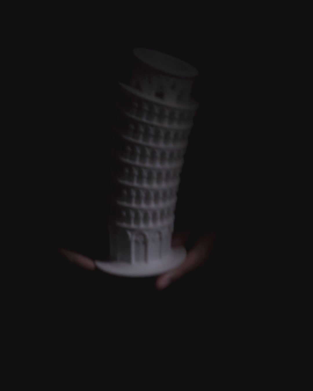 he Leaning Tower of Pisa – 3D Printed Model